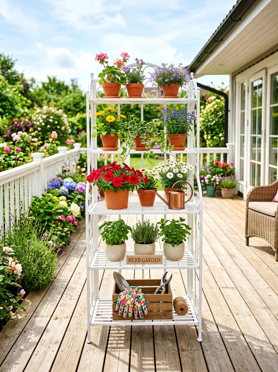 Multi Tiered Organizer - 30 deck storage ideas