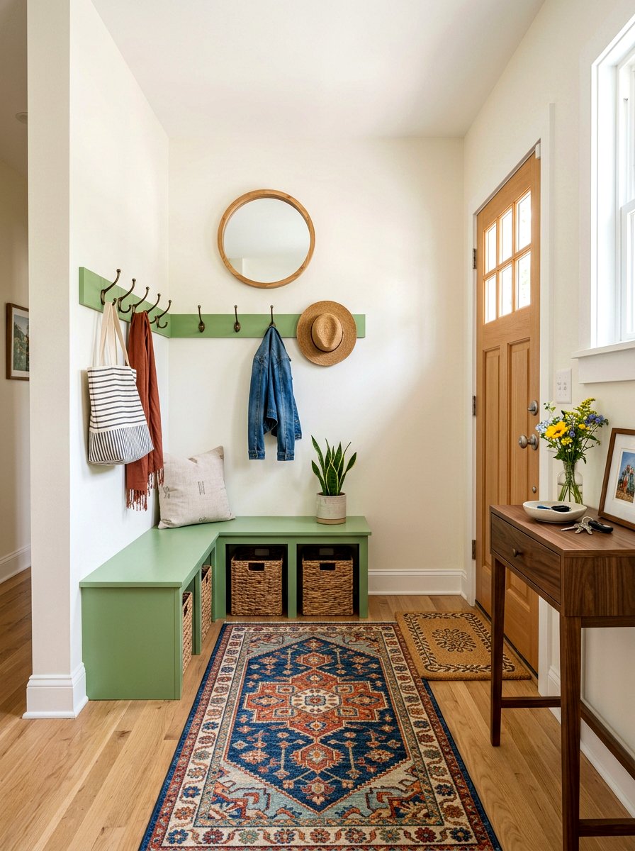 Multi functional entryway nook - 30 entryway makeover ideas