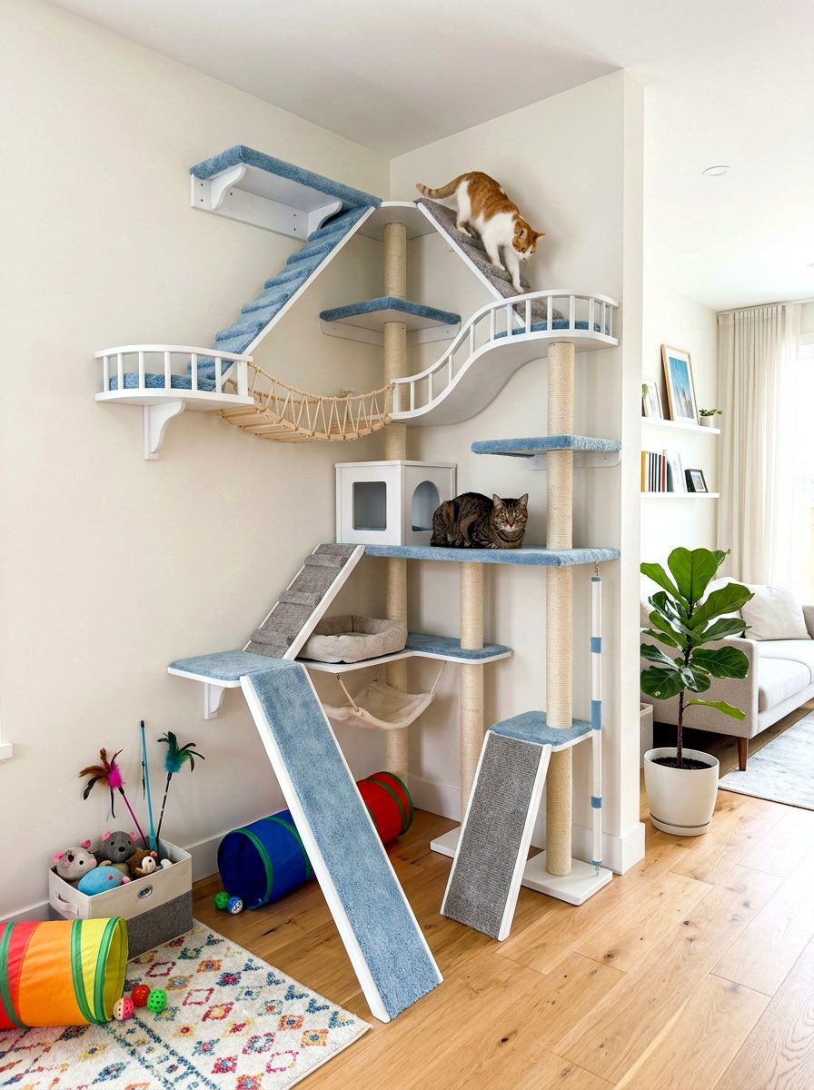 30 Cat Climbing Corner Ideas to Create a Safe, Fun Play Zone