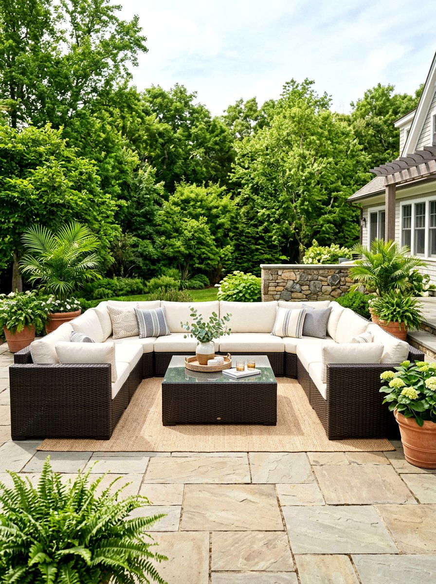 Multi level wooden deck - 30 pizza night patio ideas
