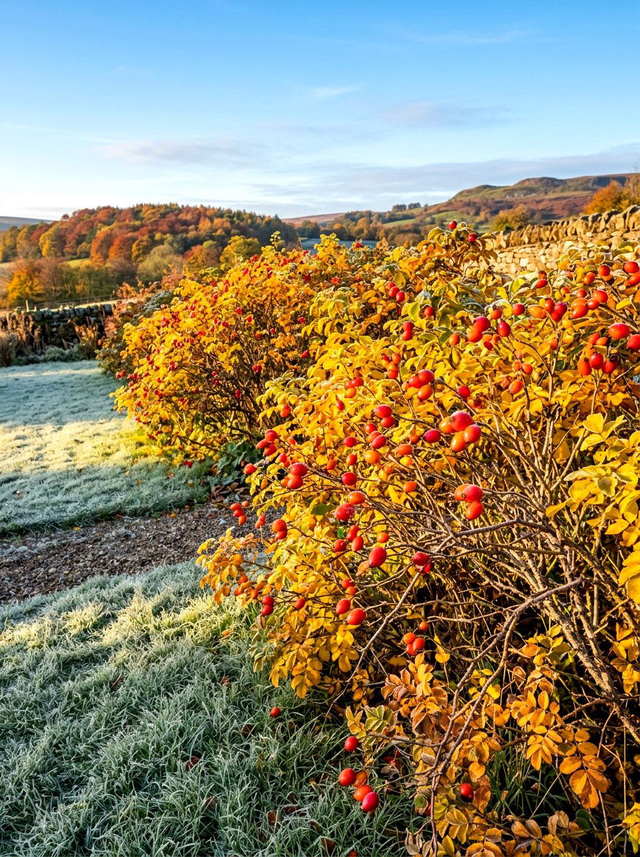 Multi season rose hedge - 30 rose hedge ideas