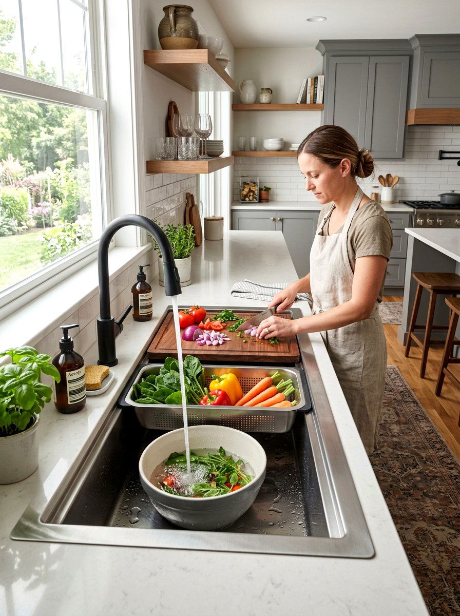 Multi tier workstation sink - 30 workstation sink ideas