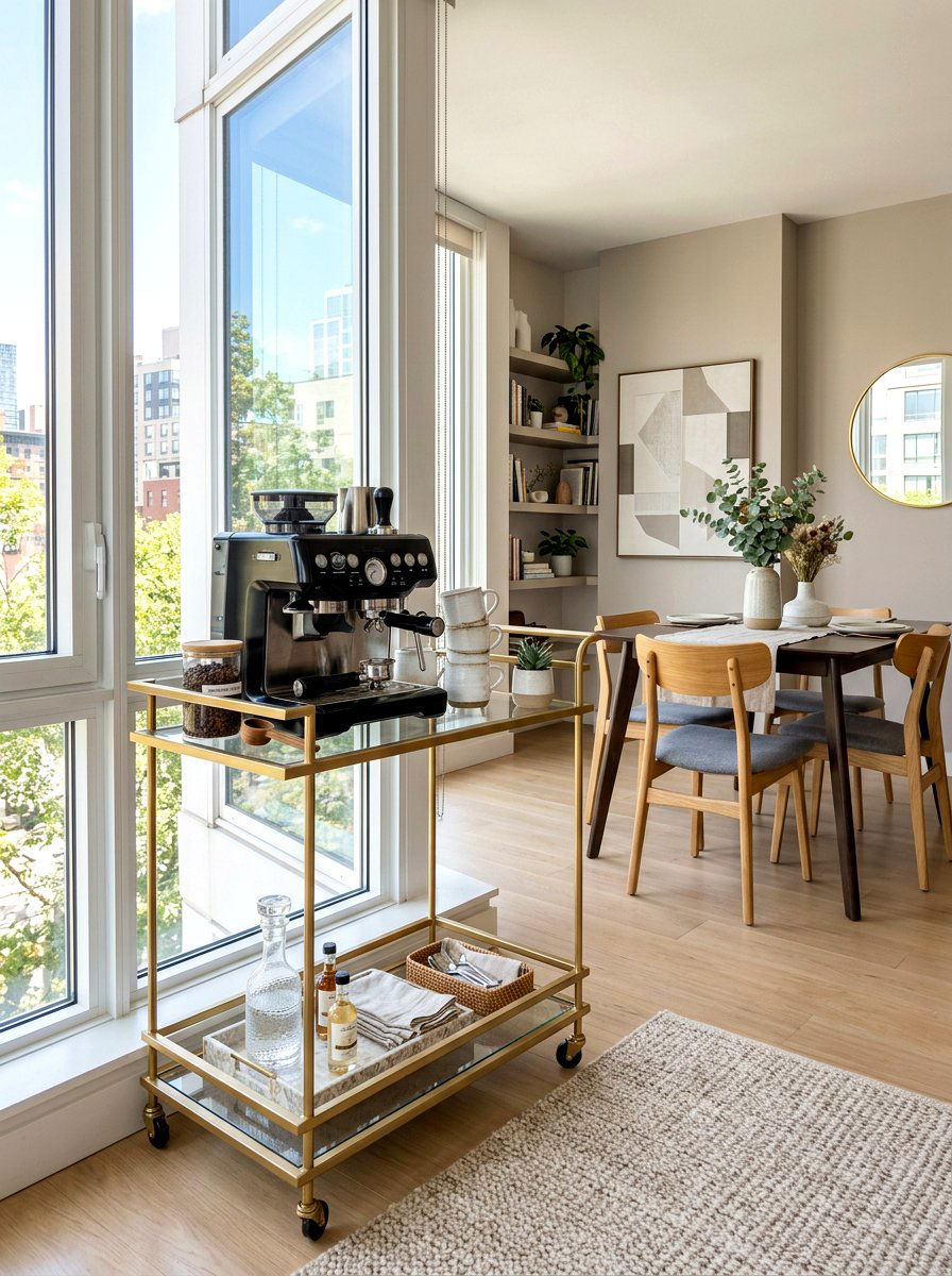 Multipurpose Bar Cart - 30 multipurpose furniture ideas