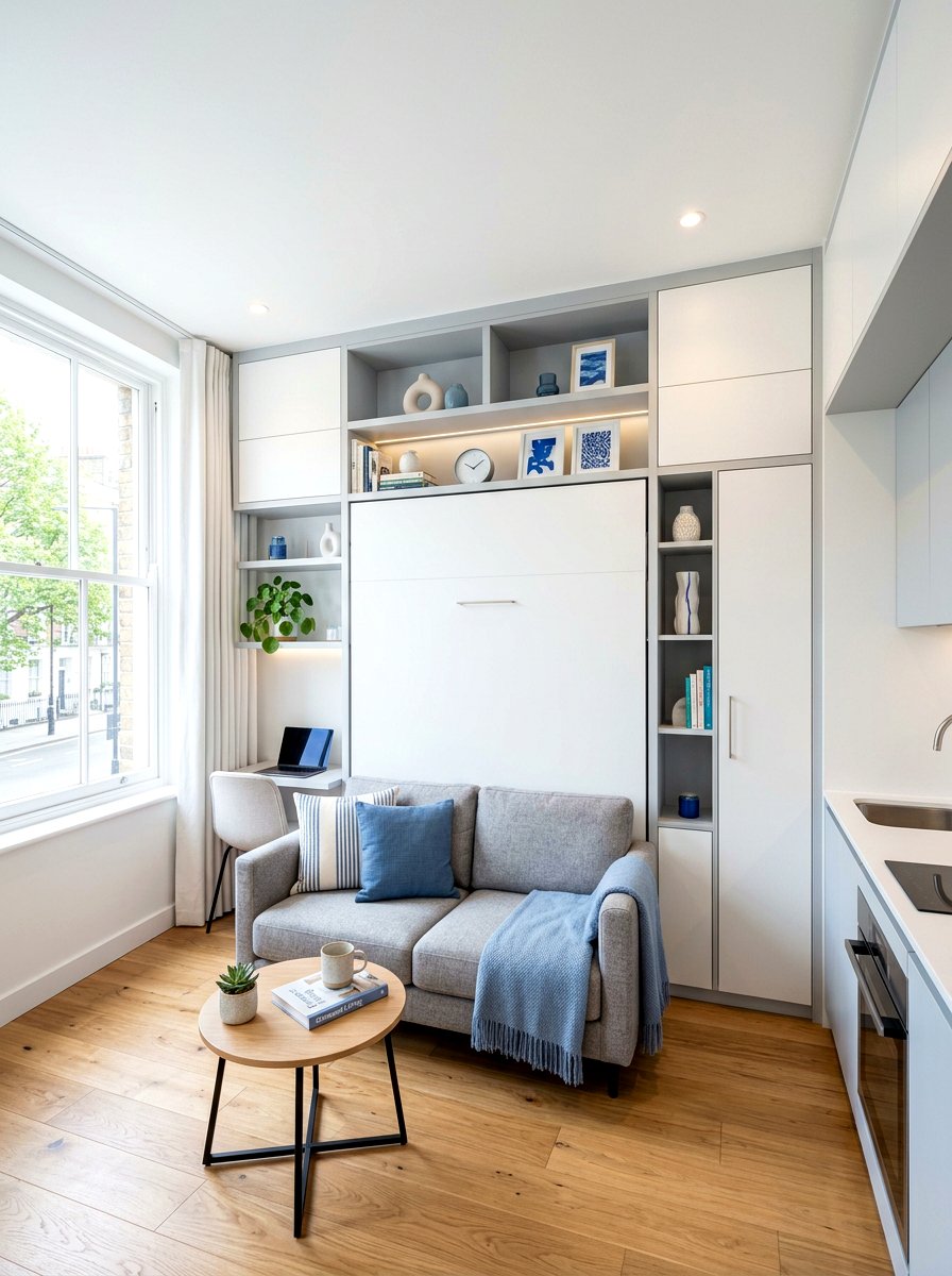 Murphy Bed - 30 micro apartment decor ideas