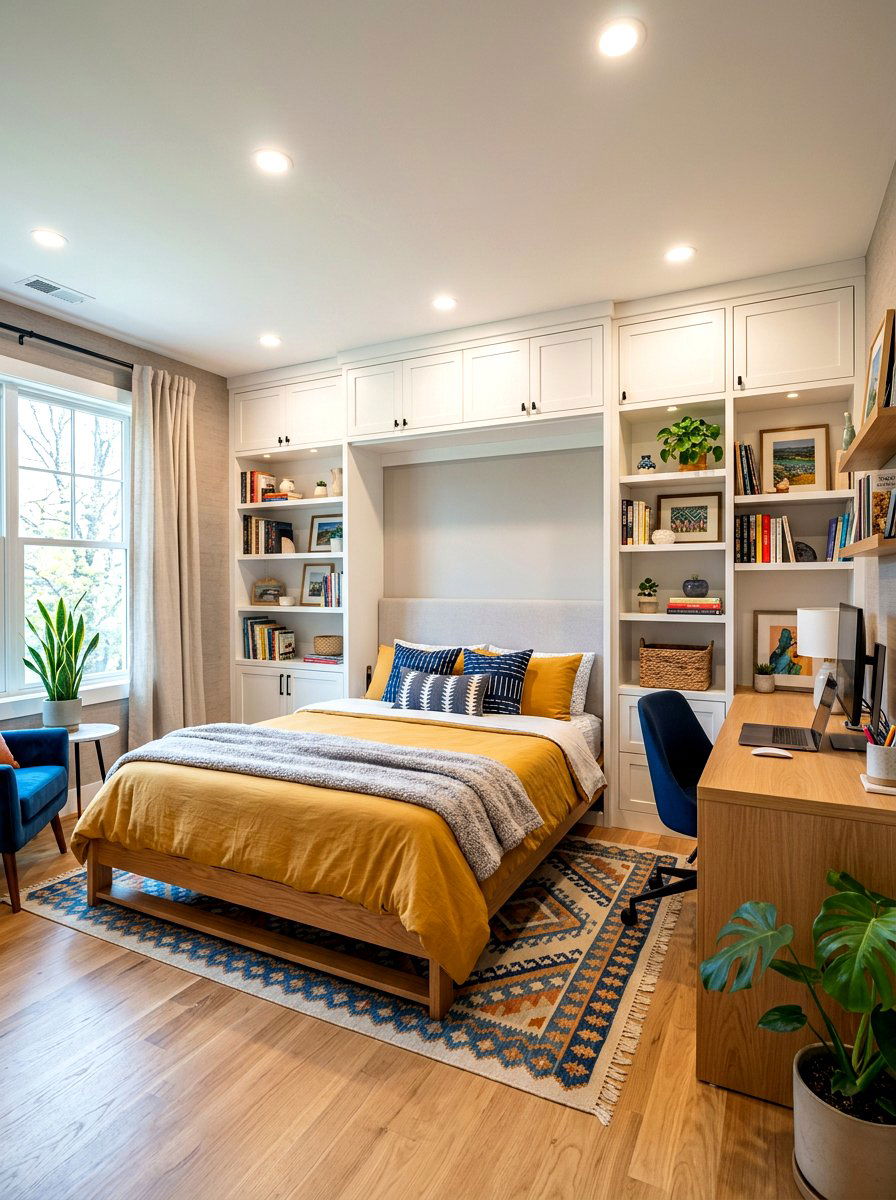 Murphy Bed Storage - 30 storage bed apartment ideas