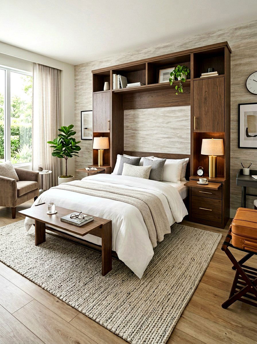 Murphy Bed With Nightstands - 30 Murphy bed ideas
