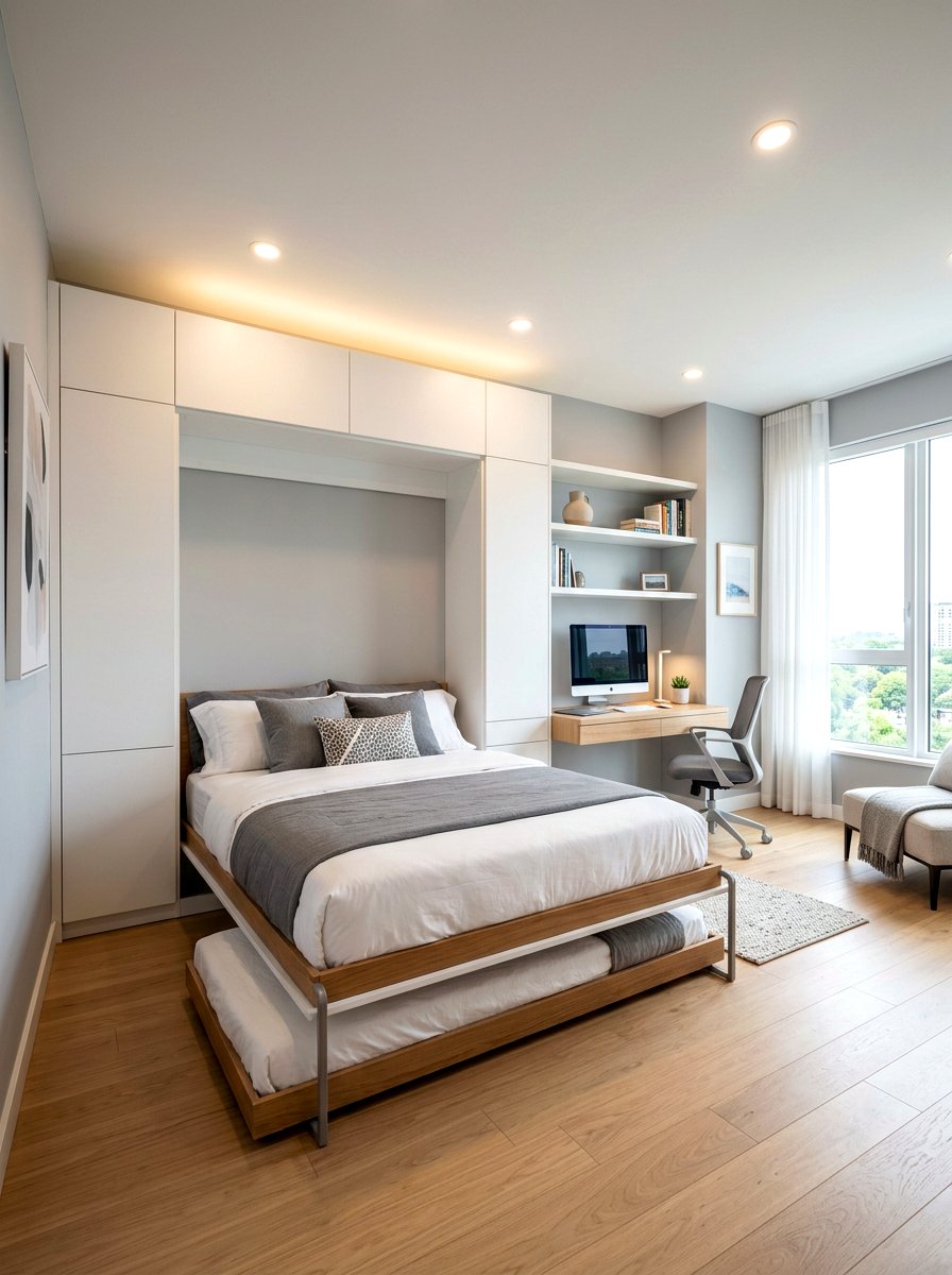 Murphy Bed With Trundle - 30 trundle guest room ideas