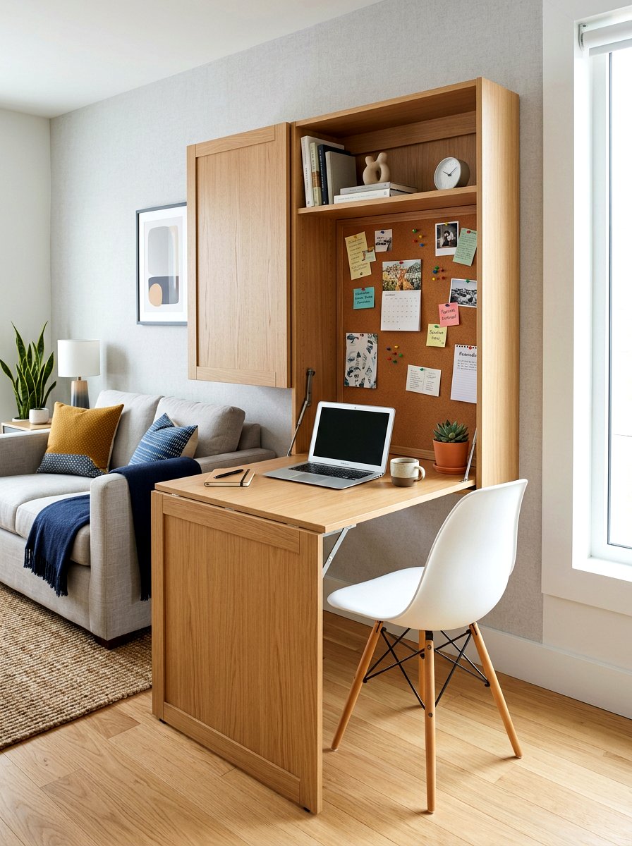 Murphy Desk Systems - 30 home office storage ideas