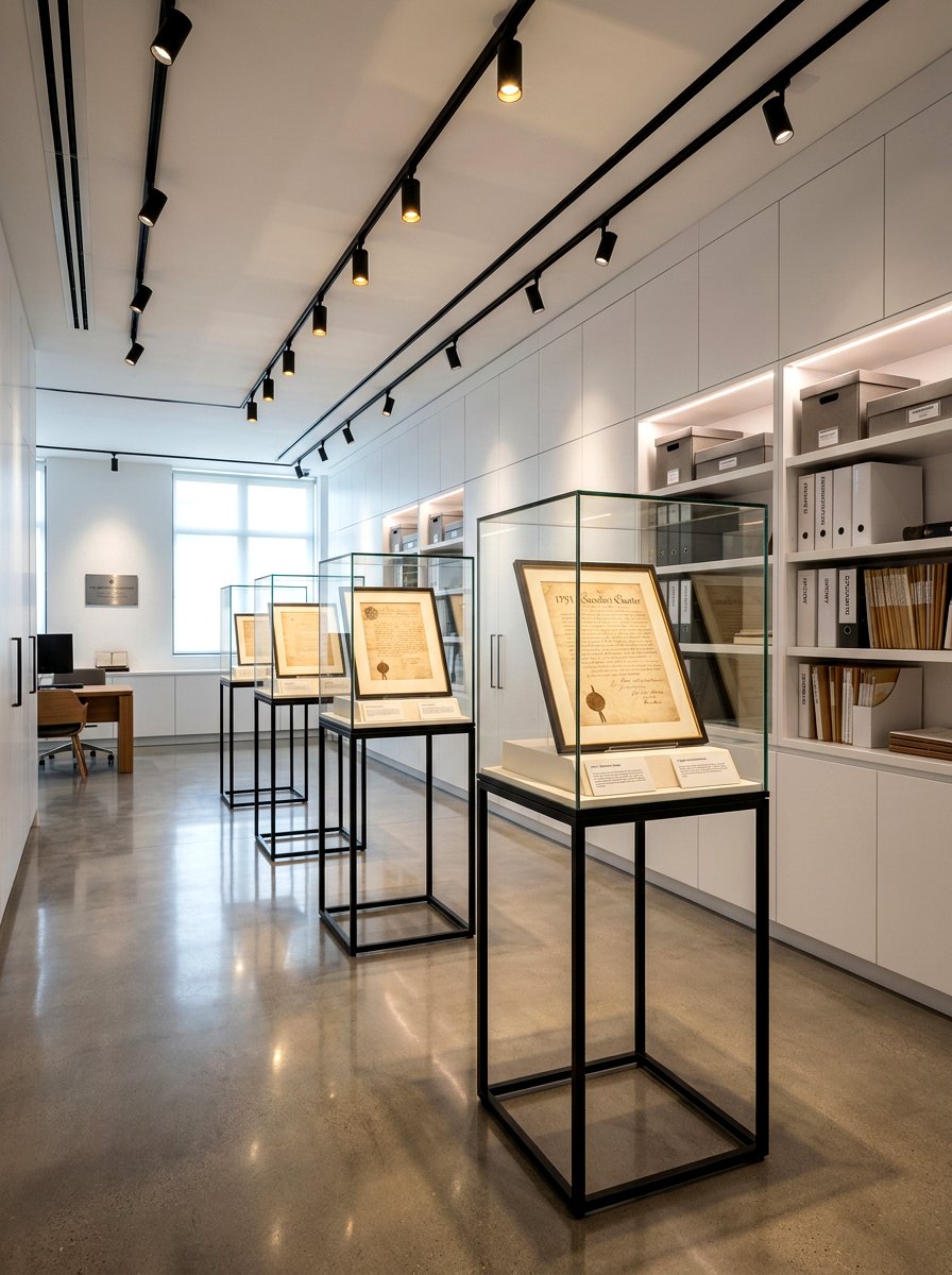 Museum Style Display Office - 30 archive room office ideas