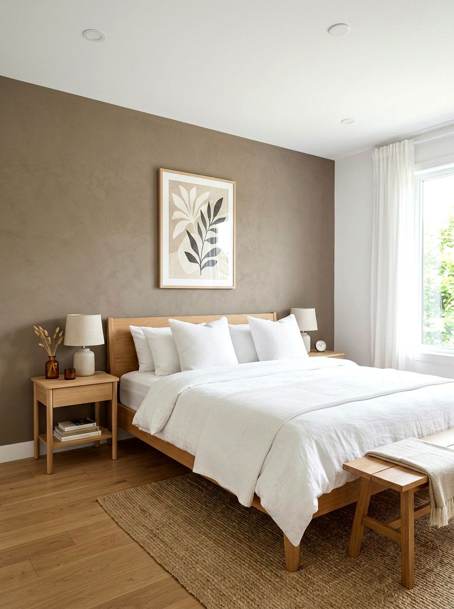 Mushroom Accent Wall - 30 mushroom color decor ideas