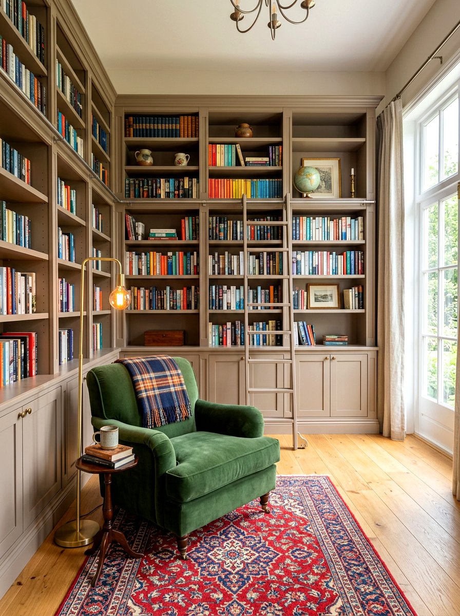 Mushroom Built In Shelves - 30 mushroom color decor ideas