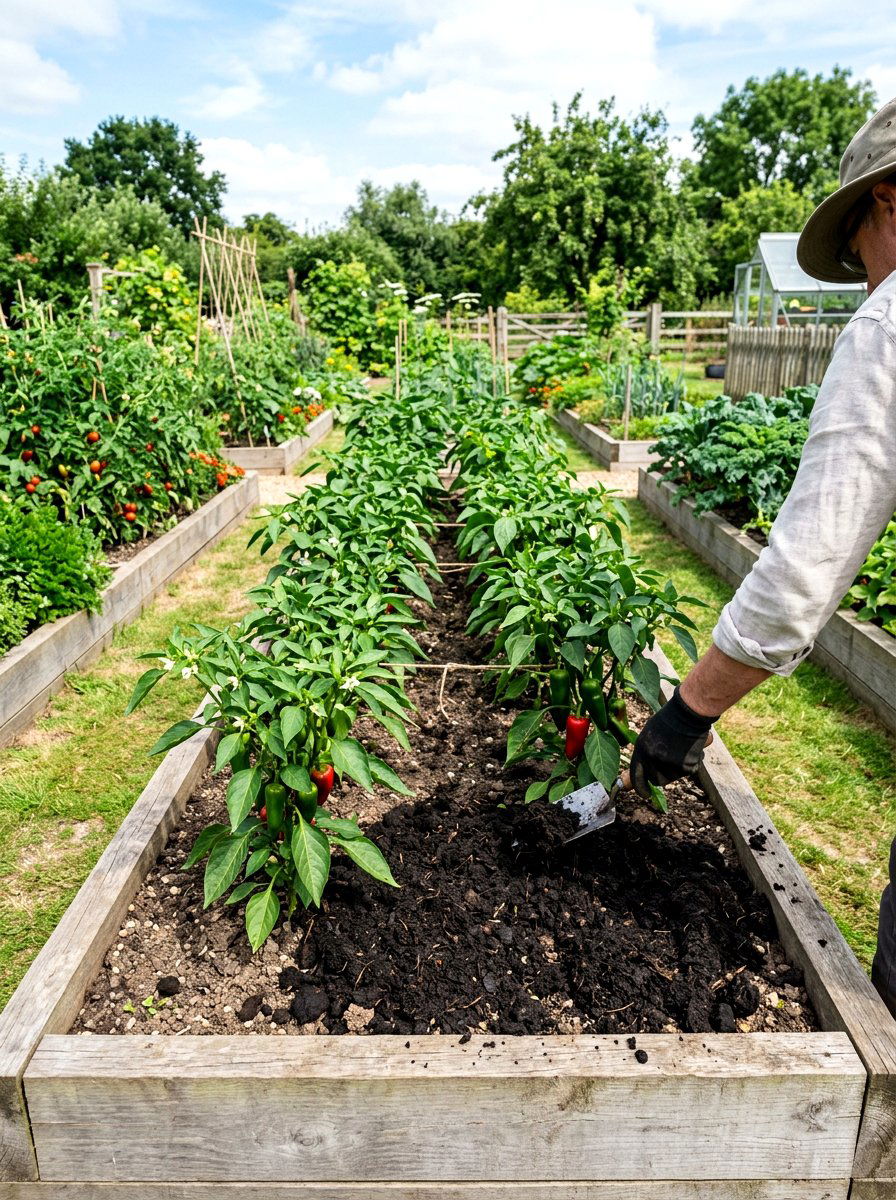Mushroom Compost For Vegetables - 30 raised bed soil ideas