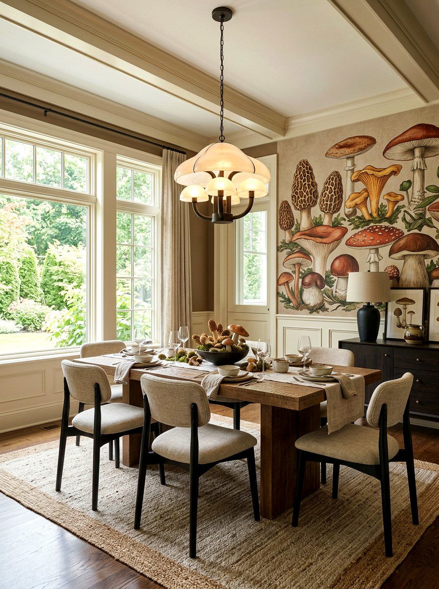 Mushroom Dining Room - 30 dining room color ideas