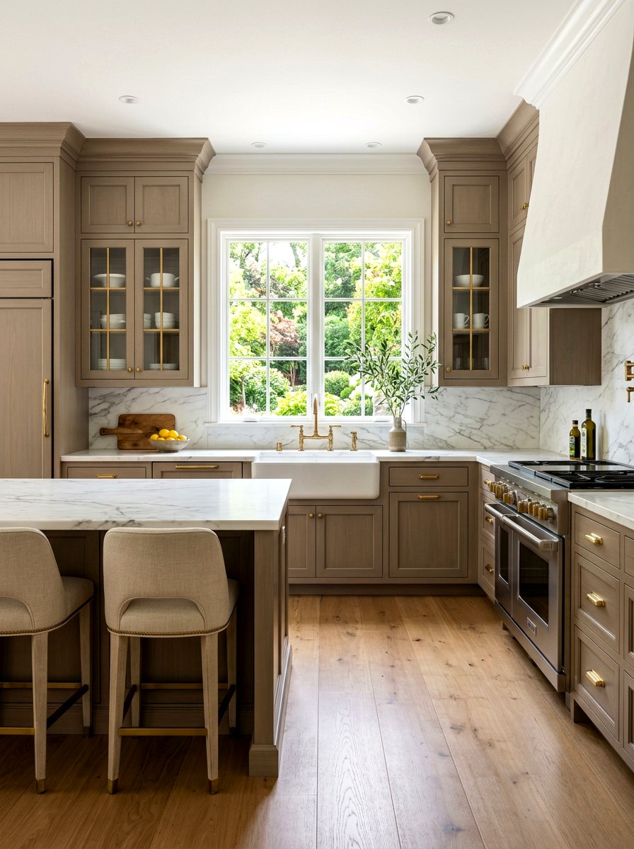 Mushroom Kitchen Cabinets - 30 mushroom color decor ideas