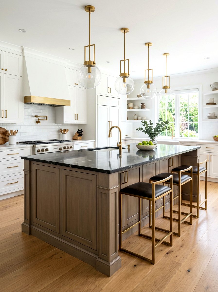 Mushroom Kitchen Island - 30 mushroom color decor ideas