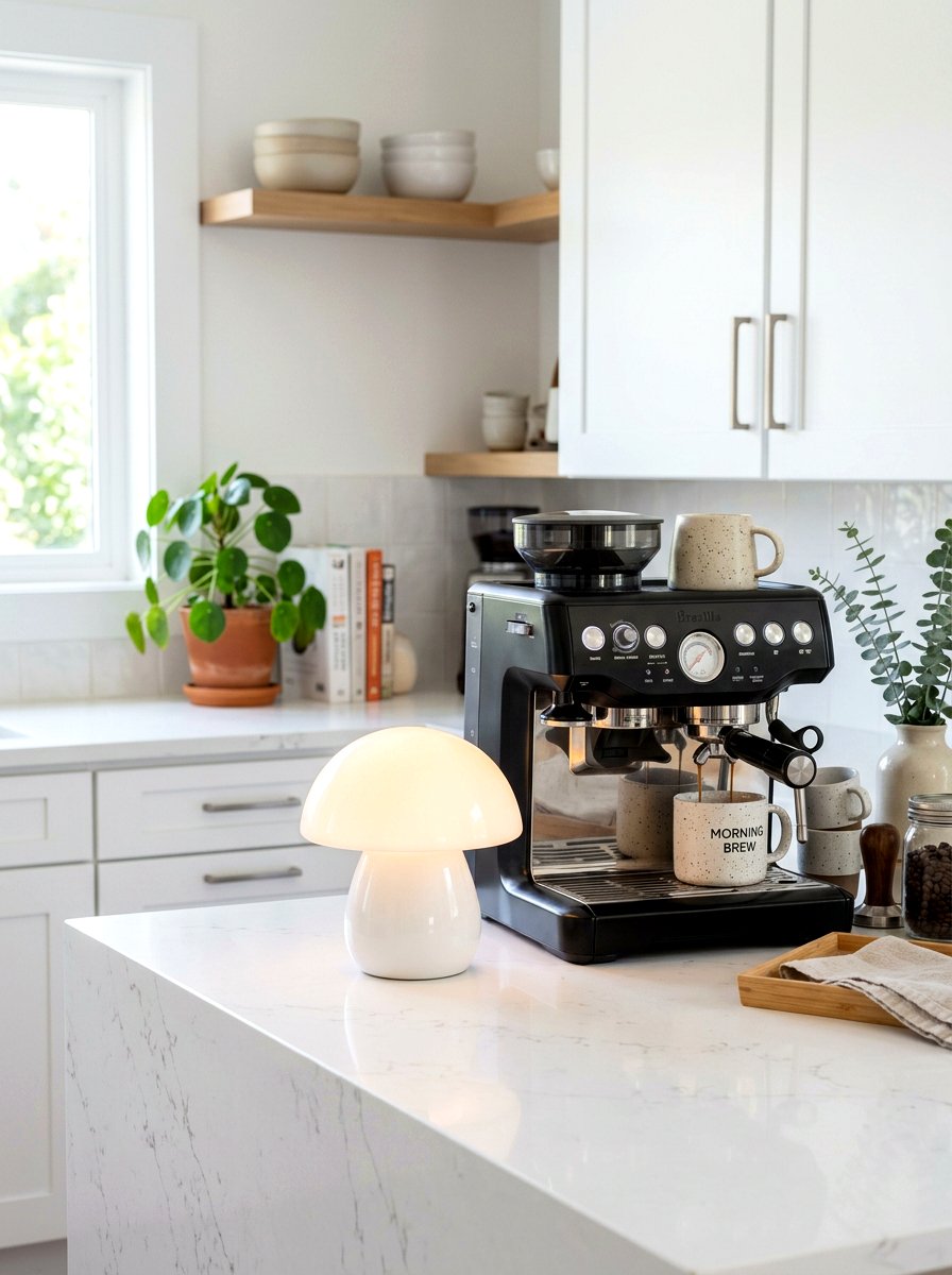 Mushroom Lamp Style - 30 kitchen lamp styling ideas
