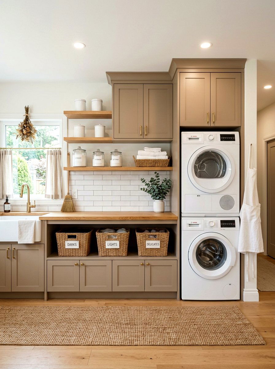 Mushroom Laundry Room - 30 mushroom color decor ideas
