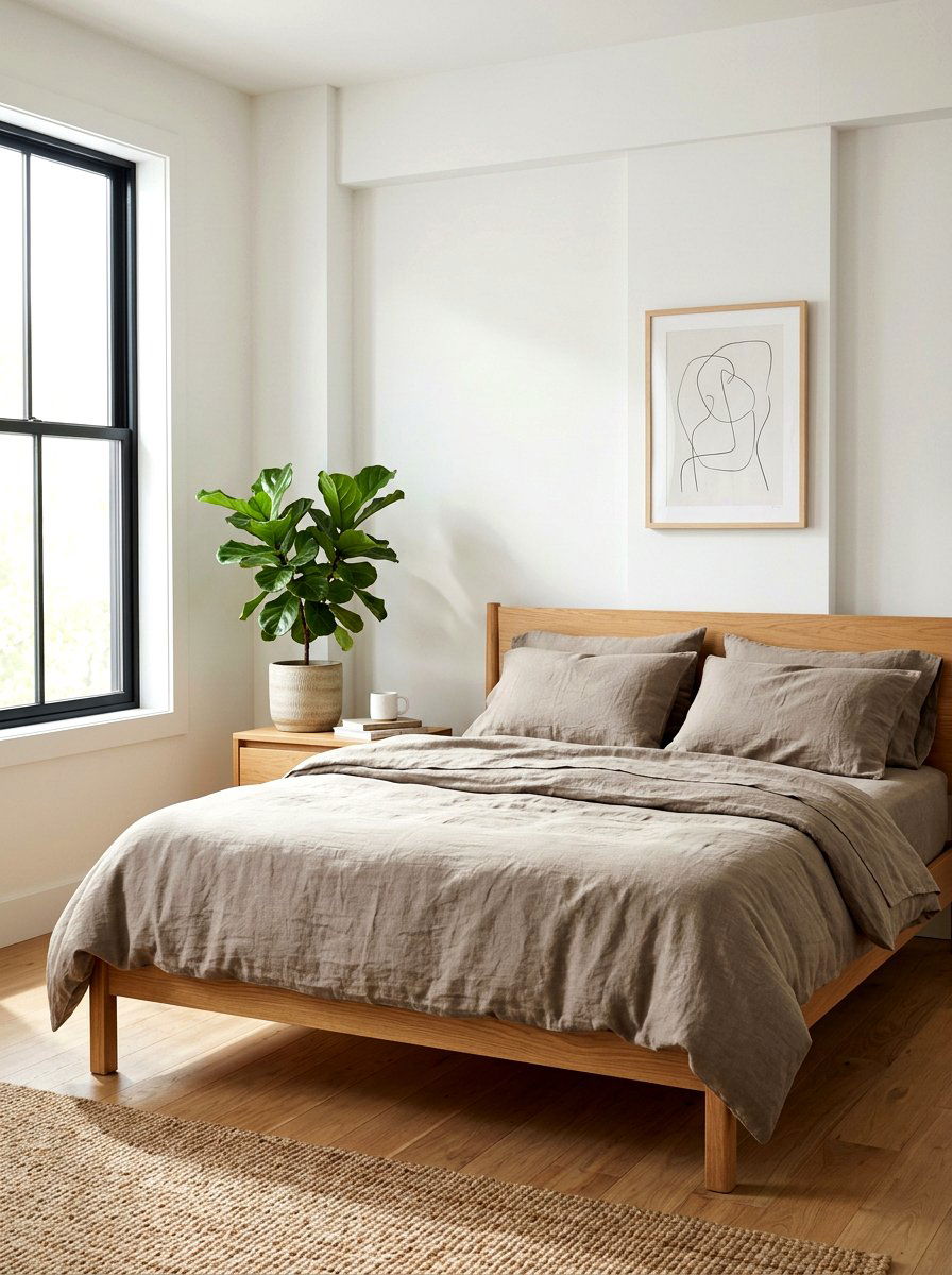 Mushroom Linen Bedding - 30 mushroom color decor ideas