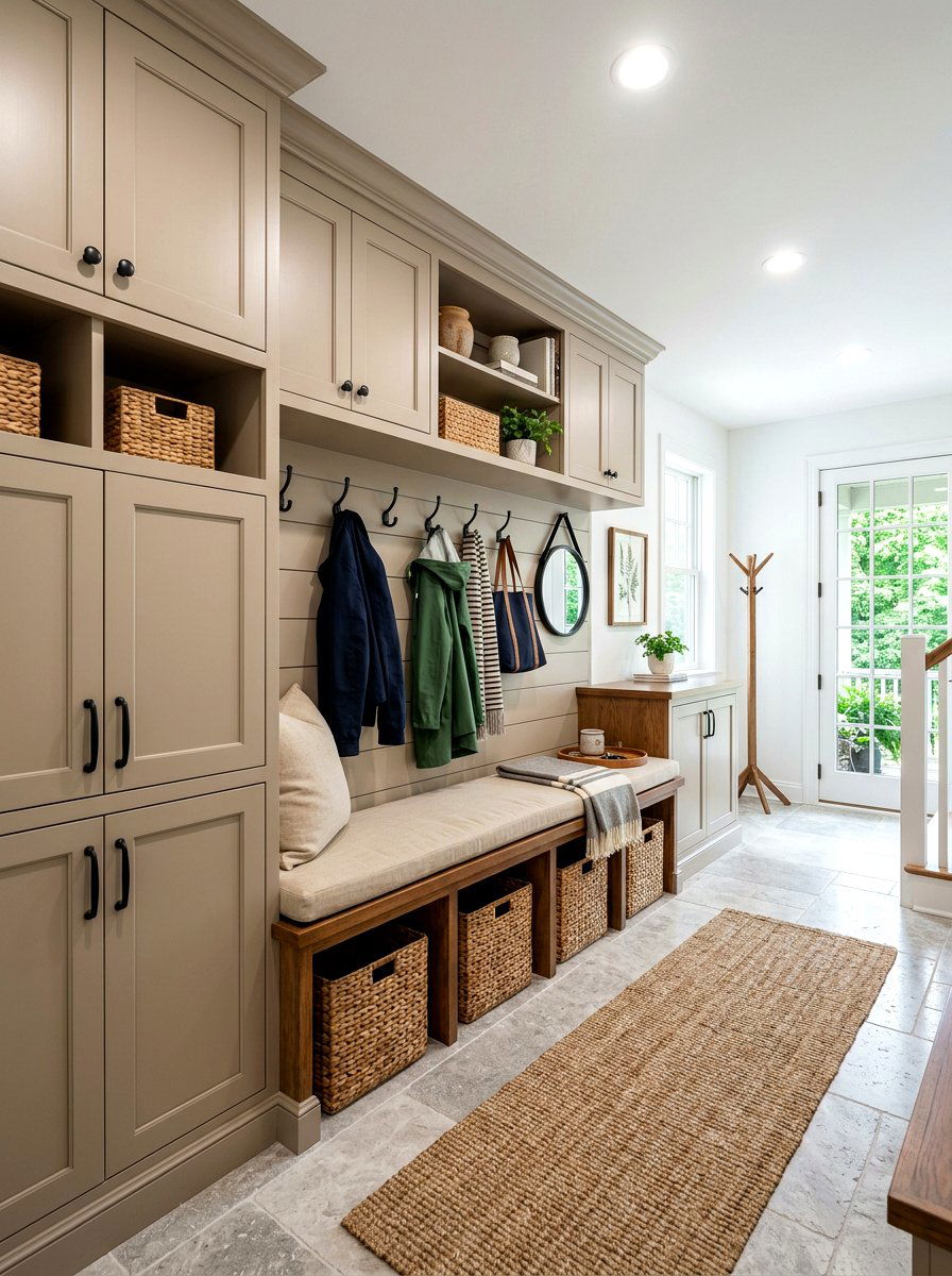 Mushroom Mudroom Cabinets - 30 mushroom color decor ideas