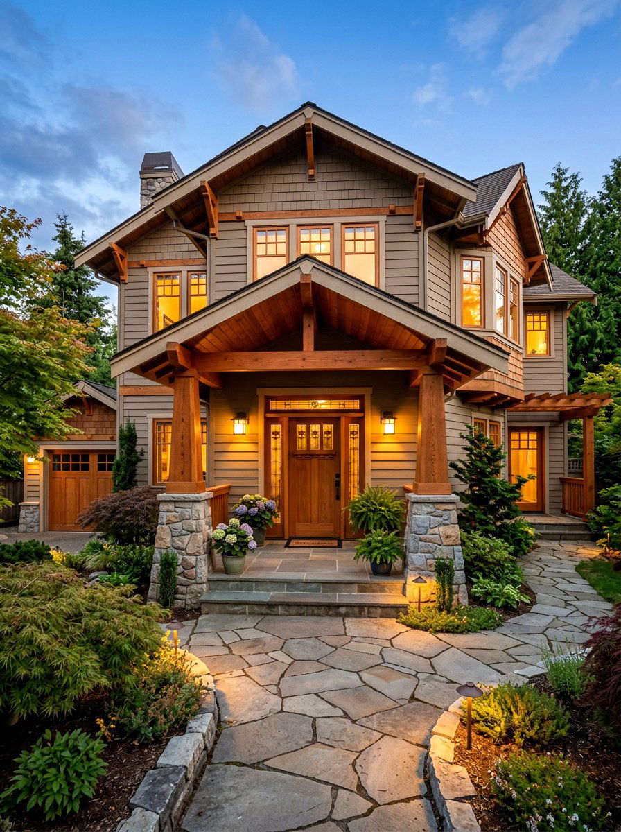 Mushroom Paint With Wood Accents - 30 mushroom exterior paint ideas