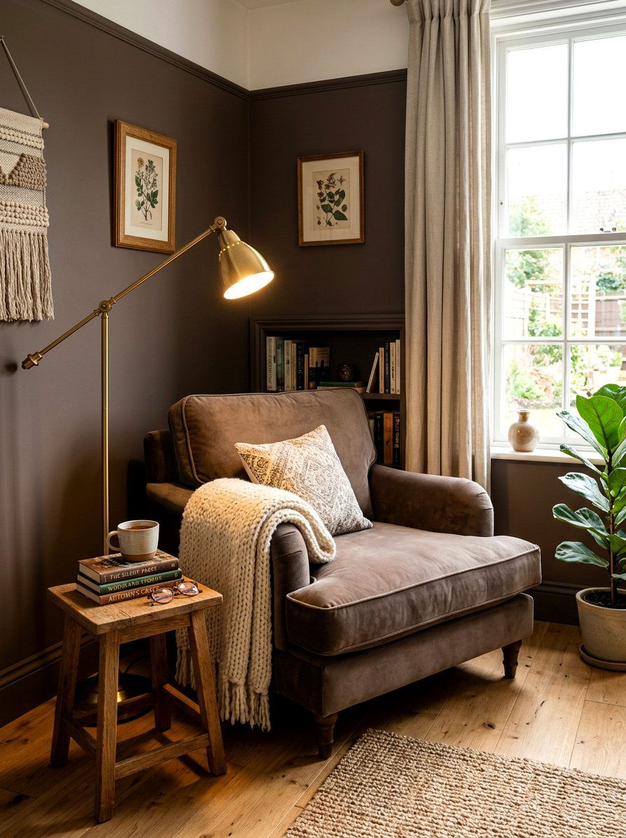 Mushroom Reading Nook - 30 mushroom color decor ideas