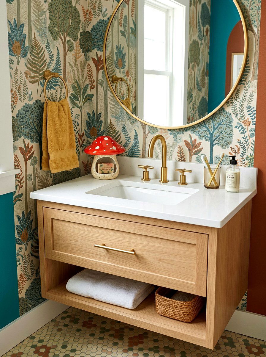 Mushroom Soap Dish - 30 mushroom powder room ideas