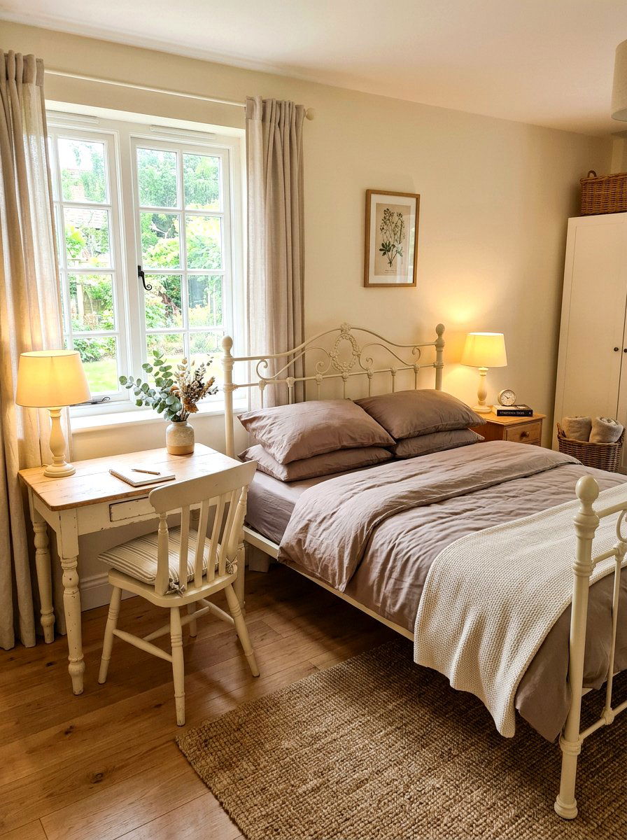 Mushroom and cream guest bedroom - 30 mushroom and cream bedroom ideas