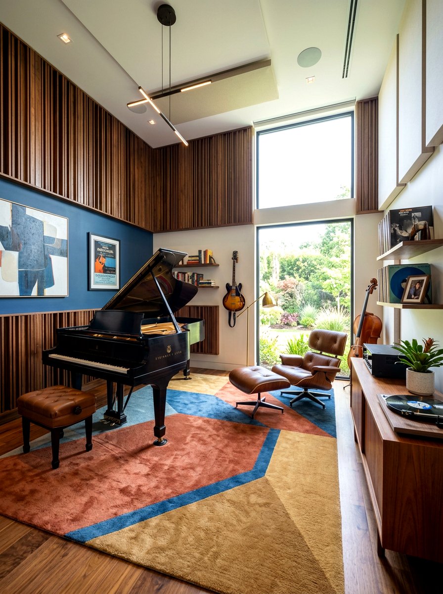 Music Room - 30 home retreat room ideas