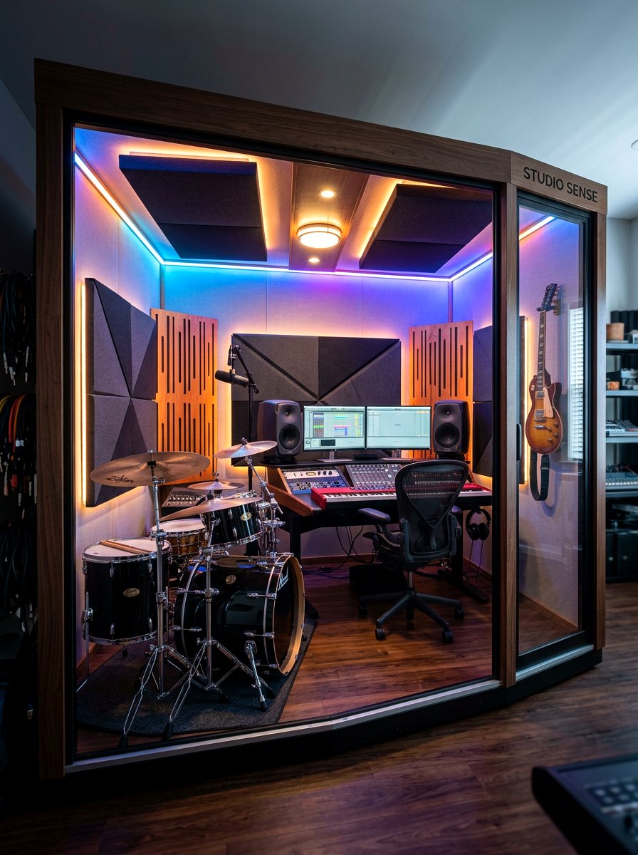 Music Room Pod - 30 cozy backyard room ideas