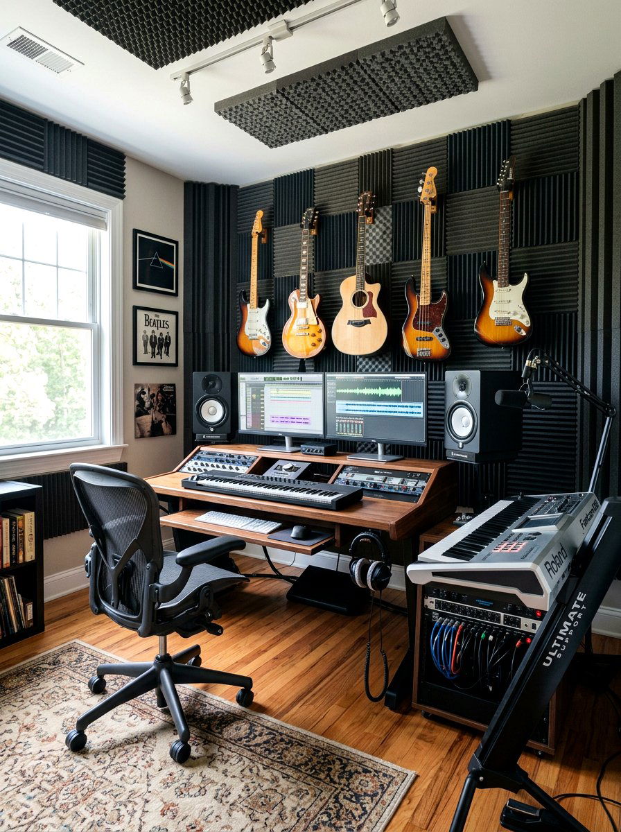 Music Room Studio - 30 bonus room ideas