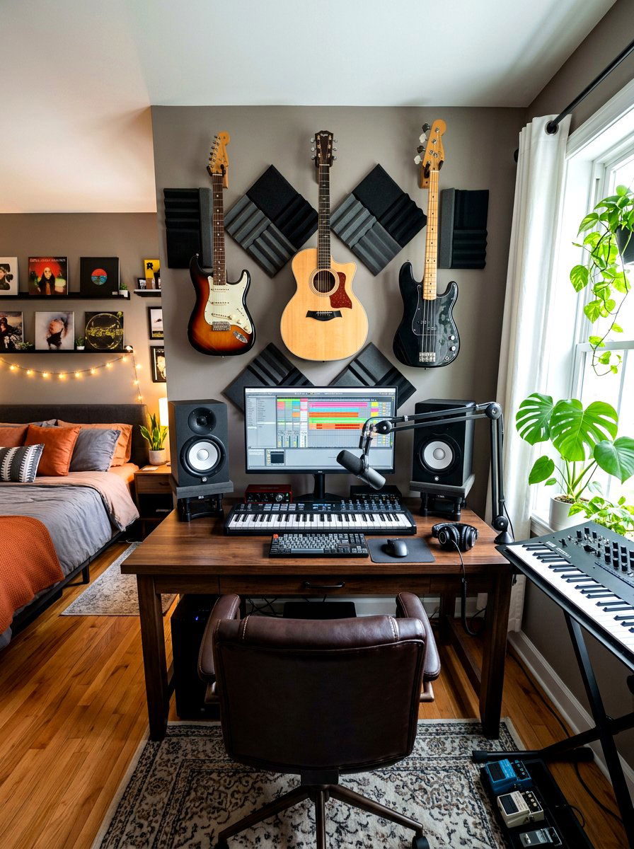 Music Studio Space - 30 teen room Pinterest ideas