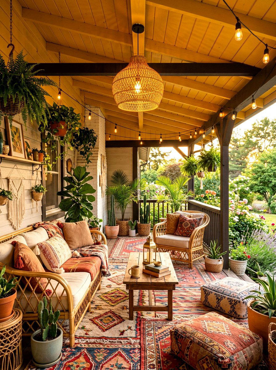 Mustard Yellow Porch - 30 porch ceiling paint ideas