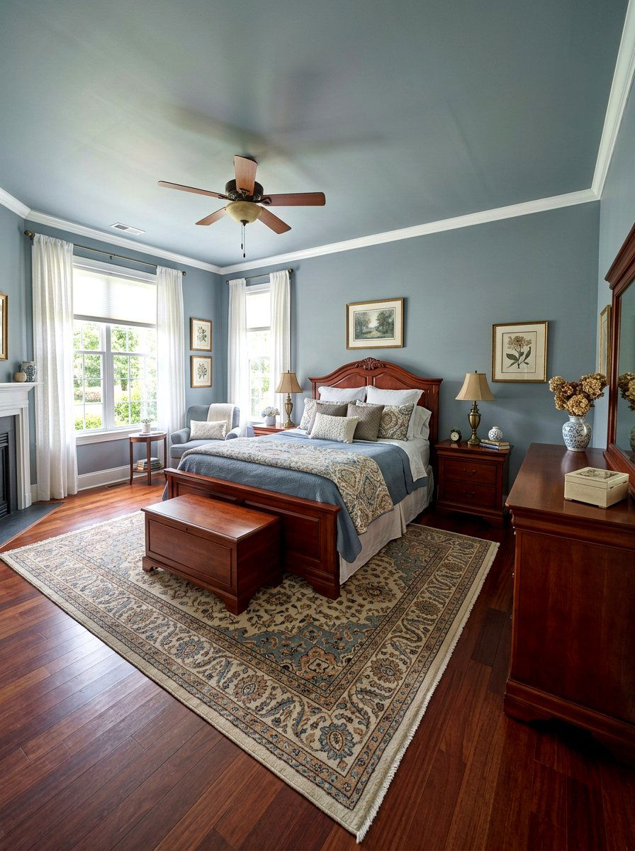 Muted Blue Bedroom - 30 ocean blue bedroom ideas