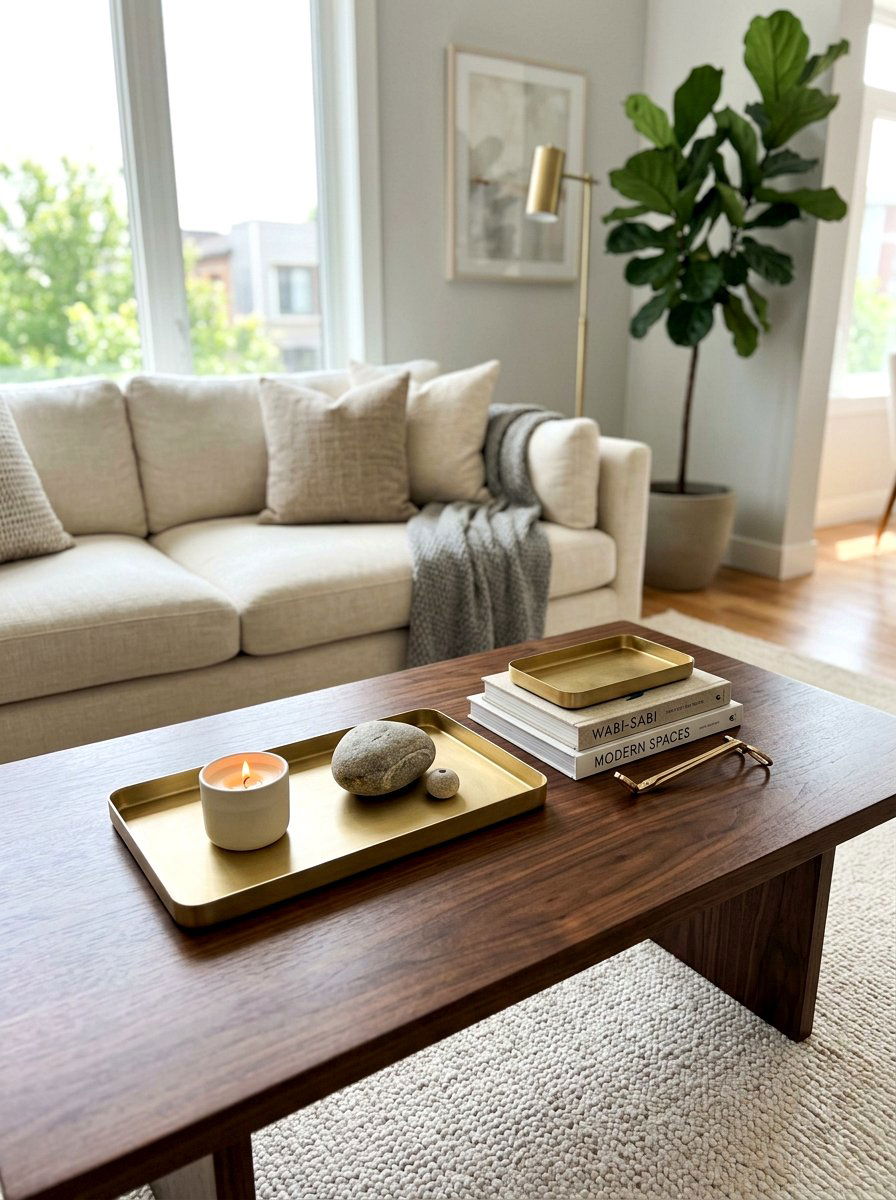 Muted Gold Decorative Trays - 30 dune inspired decor ideas