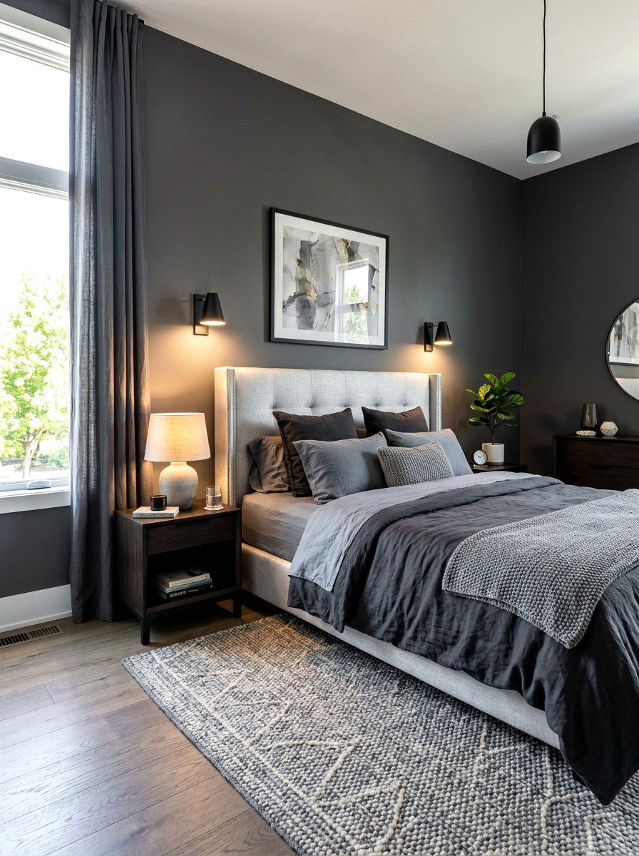 Muted Gray Bedroom - 30 quiet room decor ideas