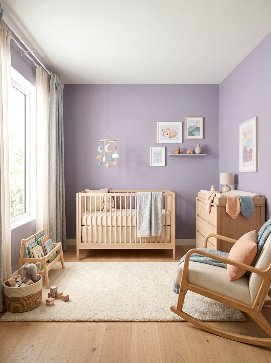 Muted Pastel Nursery - 30 vintage baby room ideas