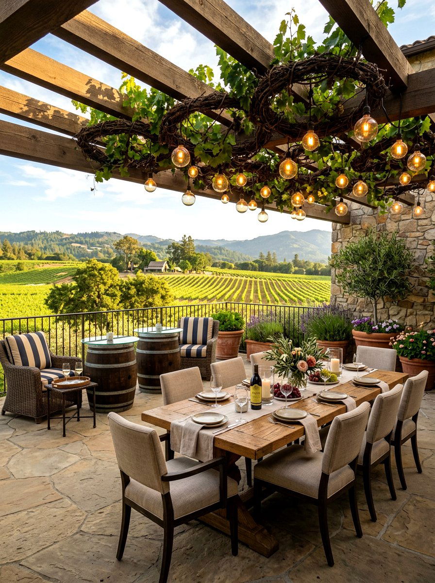 Napa Valley Terrace - 30 alfresco birthday party ideas