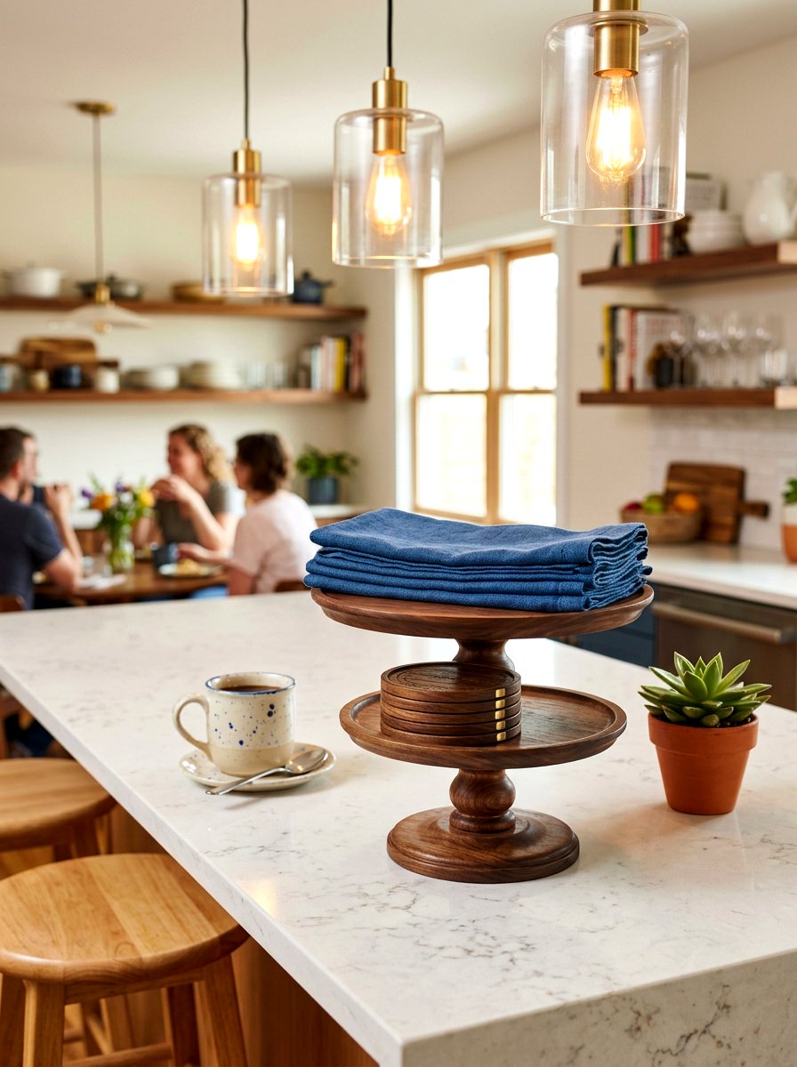Napkin Holder Cake Stand - 30 cake stand kitchen decor ideas