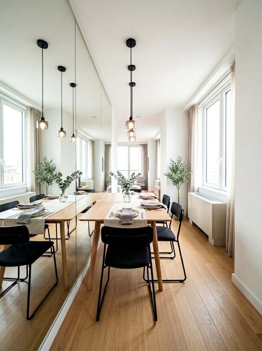 Narrow Dining Room - 30 apartment dining room ideas