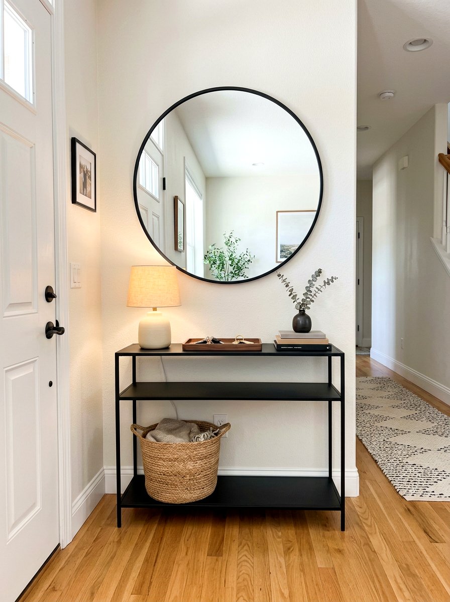 Narrow Entryway Console Table - 30 front hallway decor ideas