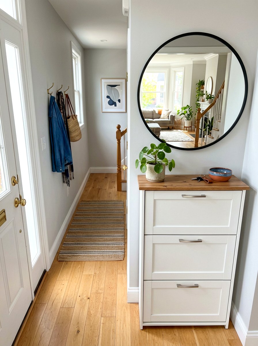 Narrow Entryway Shoe Storage Cabinet - 30 slim storage cabinet ideas