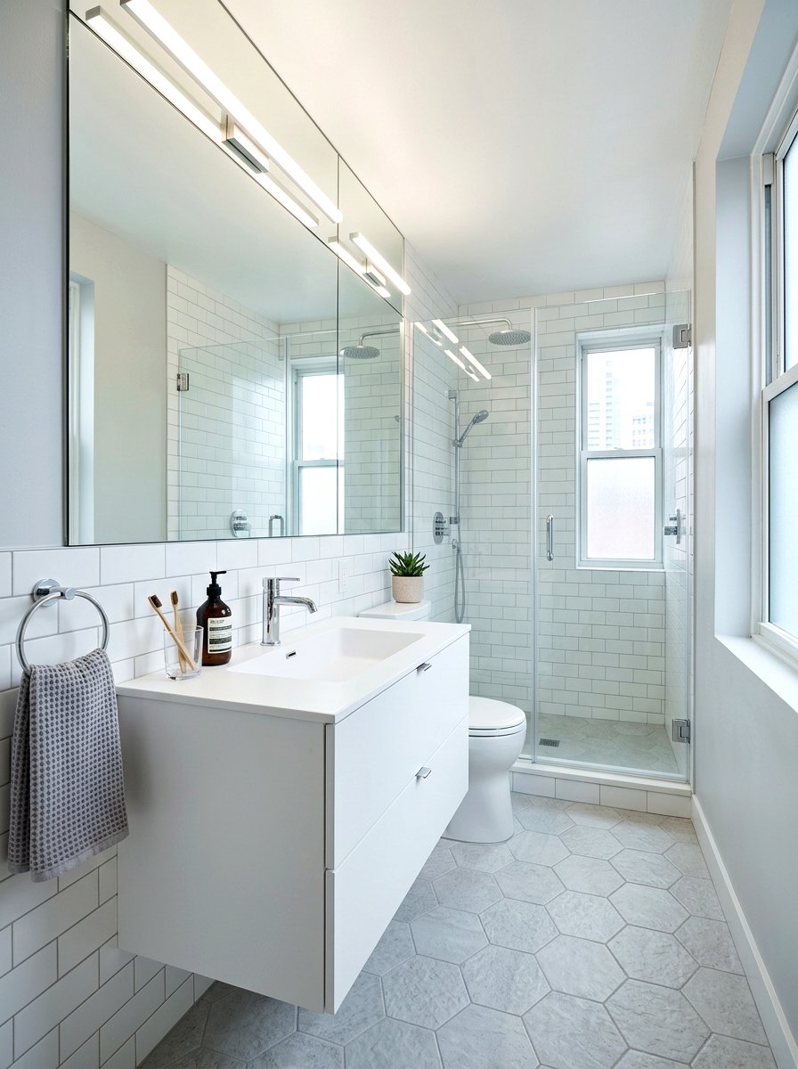 Narrow Floating Vanity Bathroom - 30 floating vanity ideas