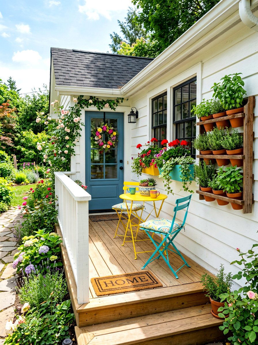 Narrow Front Deck For Small House - 30 front deck ideas