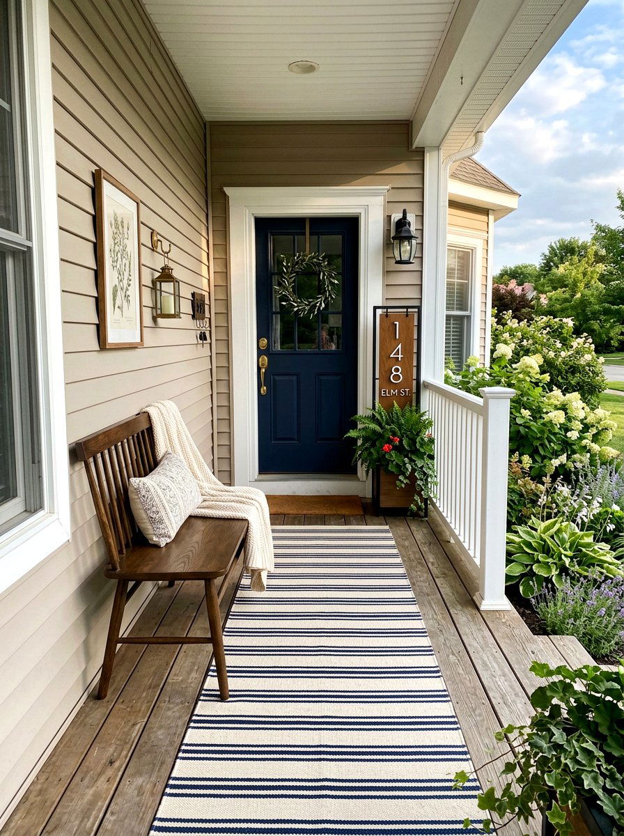 Narrow Front Porch Solution - 30 porch entry ideas