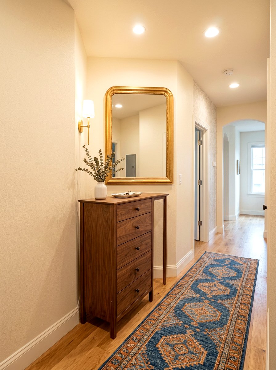 Narrow Hallway Chest - 30 narrow entryway storage ideas