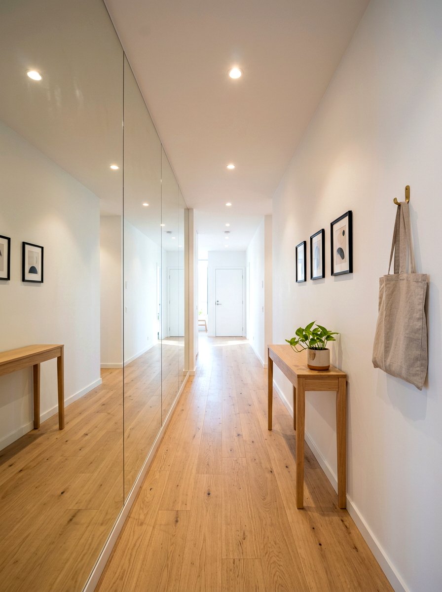 Narrow Hallway Mirror Wall - 30 floor to ceiling mirror wall ideas