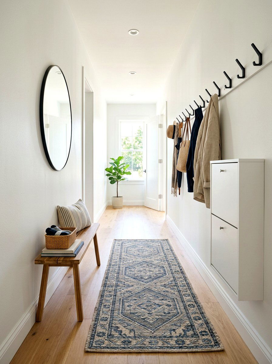 Narrow Hallway Mudroom - 30 small mudroom ideas