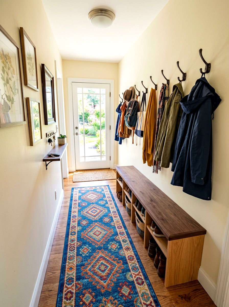 Narrow Hallway Mudroom - 30 mudroom aesthetic ideas