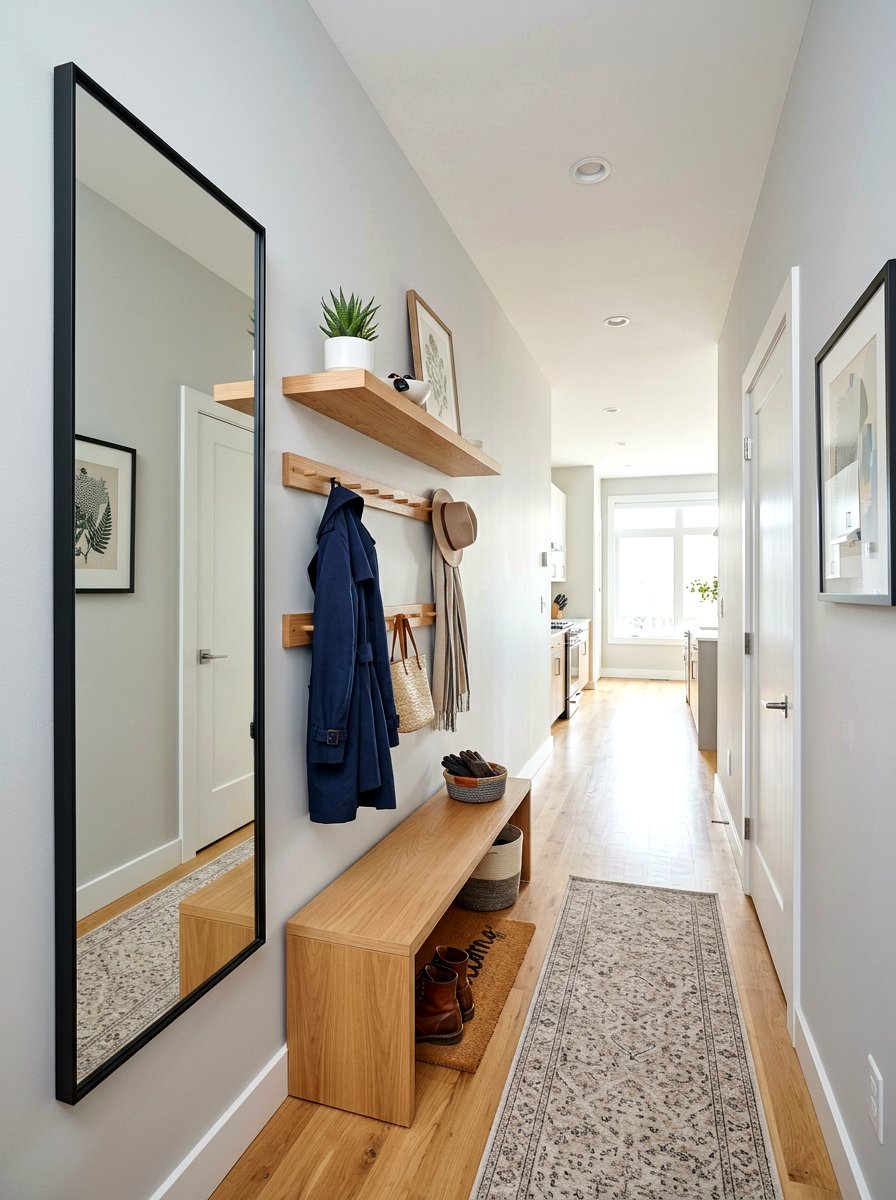 Narrow Hallway Mudroom - 30 entry closet mudroom ideas