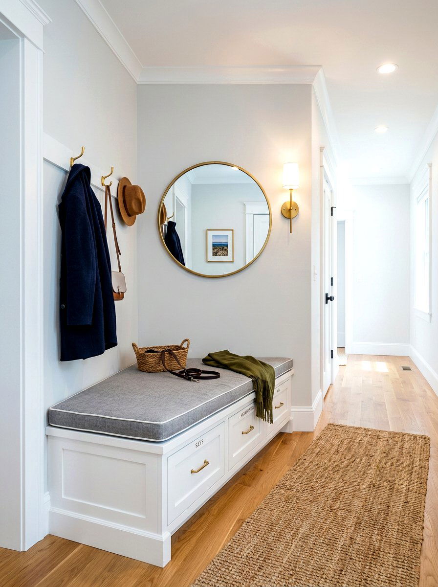 Narrow Hallway Storage Bench - 30 banquette storage drawers ideas